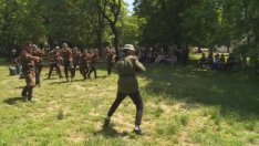 Седмокласници от Варна пресъздадоха битката при Дойран