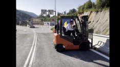 Тодор Батков-син отвори ГКПП Елидже с флекс и мотокар ВИДЕО