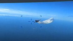 Американците пуснаха ВИДЕО с руските изтребители и техния дрон