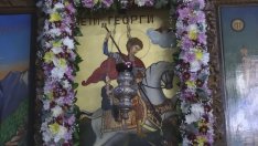 Чудотворната икона на св. Георги Победоносец лекува слепота и безплодие