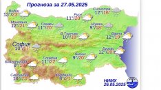 Какво време ни очаква във вторник?