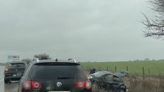 Тежка катастрофа на АМ "Хемус" преди Варна