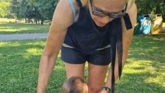 Иванчева излезе от килията, разхожда бебето в "Младост"