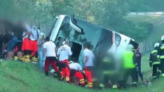 Автобус с бежанци от Украйна за България катастрофира