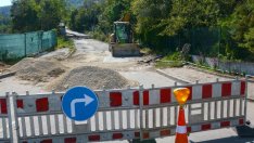 Свлачището в "Аспарухово"&nbsp;е обезопасено, няма движение на стената