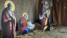 Откраднаха агнето от Рождествена сцена в центъра на София