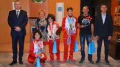 Кметът на Варна Иван Портних награди медалистите от Спешъл Олимпикс