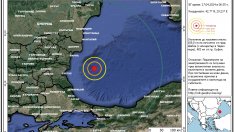 Трус в Черно море: Земетресението е на 115 км от Каварна