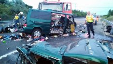 7 загинали и 5 ранени при автомеле в Румъния