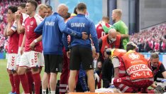 УЕФА с признание към лекаря на "Лудогорец" от инцидента с Ериксен