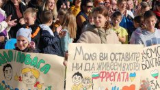 Украински бежанци излязоха на мирен протест в Кранево