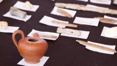 Керамичен биберон и хазартно зарче на траките откриха в Провадийската солница