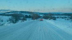 Участък от пътя София-Варна не се вижда от сняг