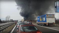 Загинал е тираджия от мощния взрив на цистерната на АМ "Тракия"