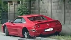 “Ферари” отнесе мантинела и колоездач на Евксиноград (СНИМКИ)