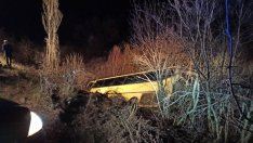 Автобус се метна в пропаст до Свиленград. Има жертва и ранени пътници