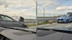 Tesla и SUV Haval се блъснаха на пътя Бургас - Варна, образува се огромно задръстване