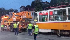Трамвай дерайлира в центъра на София