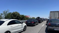 ПТП между 2 БМВ-та затруднява трафика по АМ "Тракия"