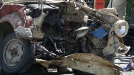 Неравен сблъсък: "Трабант" се заби в крава