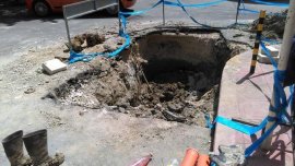 Авария оставя част от "Траката" без вода