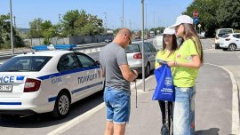 Ученици със съвместна акция с полицията във Варна (СНИМКИ)