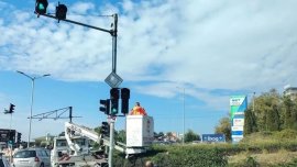 Пускат дясна секция на възлово кръстовище във Варна