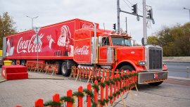 Ето кога идва коледният камион на Кока-Кола във Варна