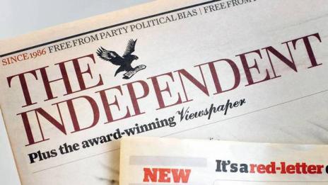 The Independent издаде последния си брой на хартиен носител