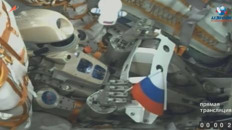 Корабът "Союз МС-14" успешно се скачи с Международната космическа станция