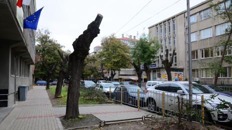 Обезопасиха с парапет новия корпус на Руското