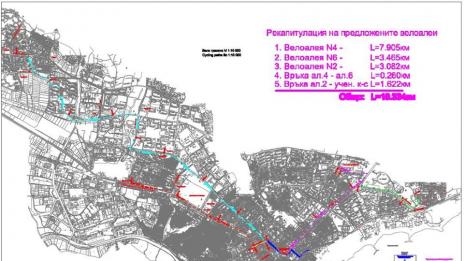 Велоалеите във Варна ще се увеличат с 16 км