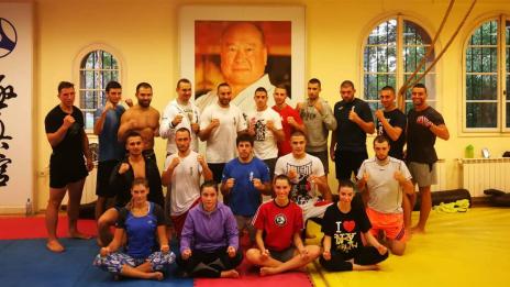 Националите по киокушин на лагер преди европейското