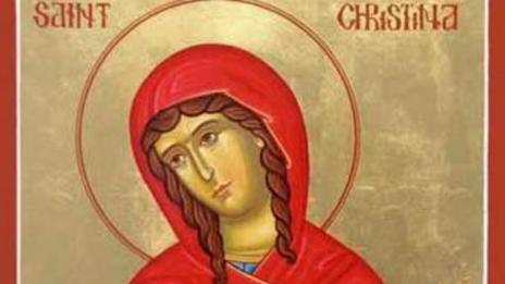 Почитаме Света Великомъченица Христина