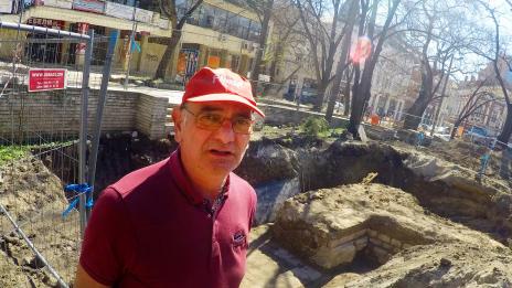 Откриха югозападната порта на античния Одесос край ул. “Цар Симеон”