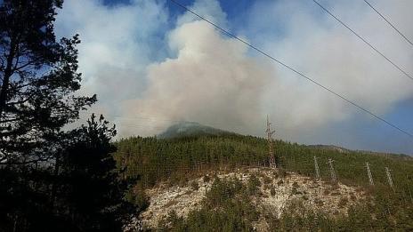 Бедствено положение в Смолян заради огромен пожар