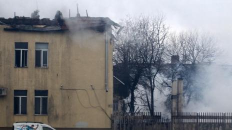 МЗ: Няма пострадали пациенти при пожара на Сточна гара