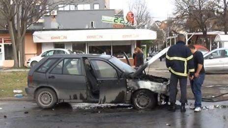 Късо съединение подпали автомобил в Пловдив
