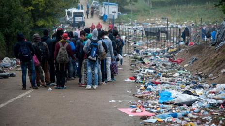 Границата за имигранти от Хърватия в Унгария- затворена