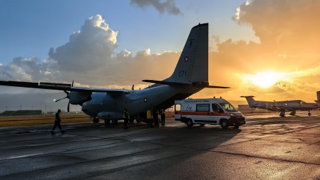 Военновъздушните сили транспортираха дете за лечение в Белгия