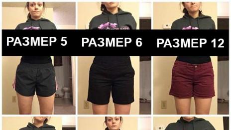 Доказателството, че размерът на дрехите е без значение