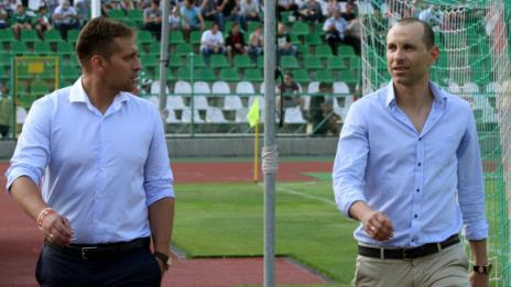 Стилиян и Мартин заедно на терена на 12 юли