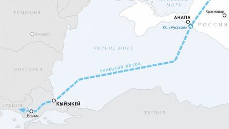 "Газпром" започна строителството на "Турски поток"