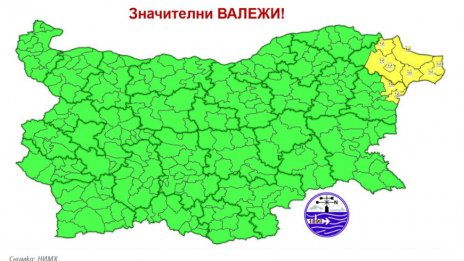 Значителни валежи във Варна и Добрич утре