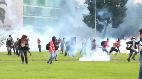 Протест в Бразилия прерасна в сблъсъци с полицията (Видео)