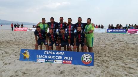 МФК „Спартак“ (Вн) защити титлата си на плажен футбол
