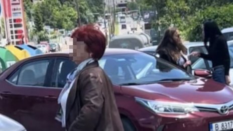 5 бона глоба за шофьорката, блъскала нарочно варненска кола в София