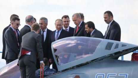 Путин предлага нов изтребител на Ердоган