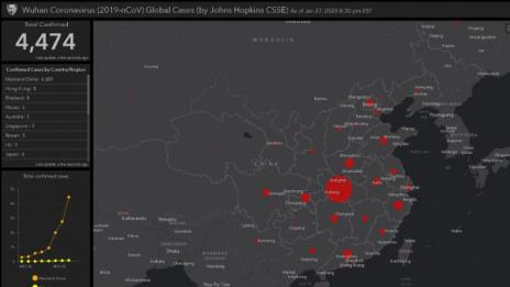 Създадоха сайт, който следи коронавируса онлайн