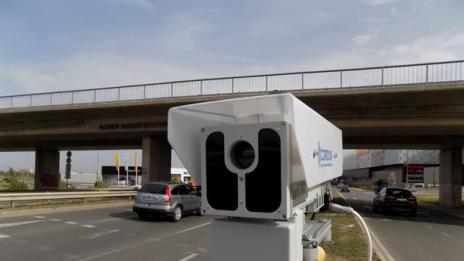 КАТ-Варна вади новата камера на пътя